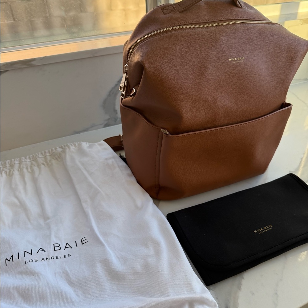 Mina Baie Stevie Backpack in Terra - Full